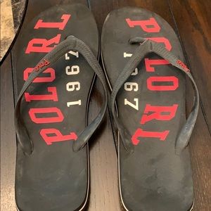 Polo flip flops